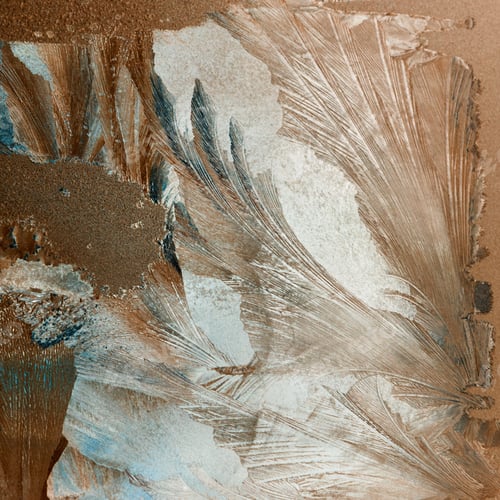 Preview: Ice Flowers On Glass - Texture And Background