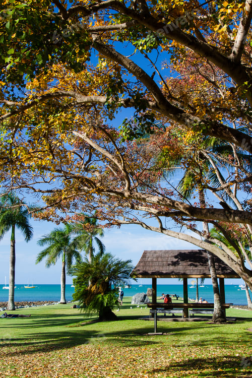 Preview: Airlie Beach Waterfront, Queensland, Australia. Airlie Beach Is One Of Many Departure Points For