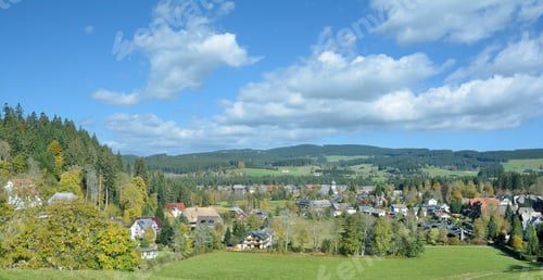 Preview: Village Of Hinterzarten In Black Forest Near Titisee-Neustadt,Baden-Wuerttemberg,Germany