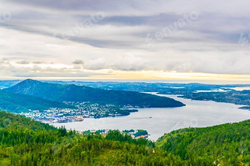 Preview: Nature Around Floyen Hill In Bergen, Norway