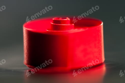 Preview: Macro, Abstract, Background Picture Of Red Paper Spirals With Reflexions