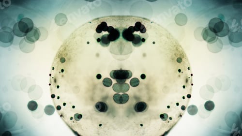 Preview: Abstract Bubbles and Shapes Background Texture