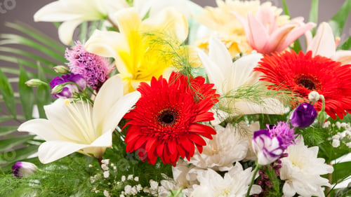 Preview: Floral Arrangement In A Beautiful Bouquet