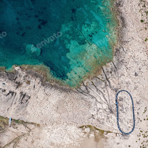 Preview: Aerial View Over The Rocky Land In Crete (Greece)