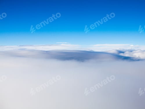 Preview: Beautiful, Dramatic Clouds And Sky Viewed From The Plane