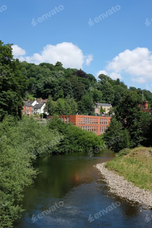 Preview: River Derwent Near Matlock Bath, Derbyshire, Uk