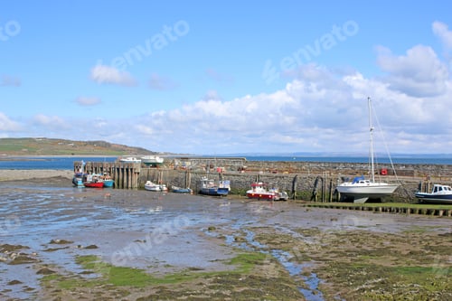 Preview: Boats In Drummore Harbour, Scotland