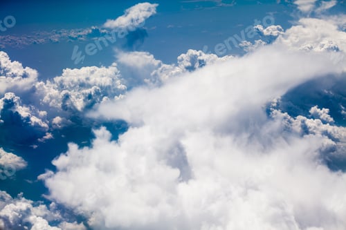Preview: Beautiful, Dramatic Clouds And Sky Viewed From The Plane. High Resolution And Quality
