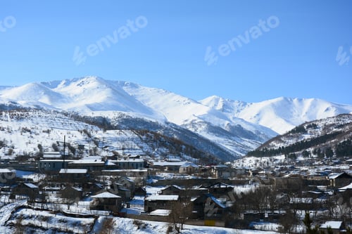 Preview: Landscape With Snowy Mountains