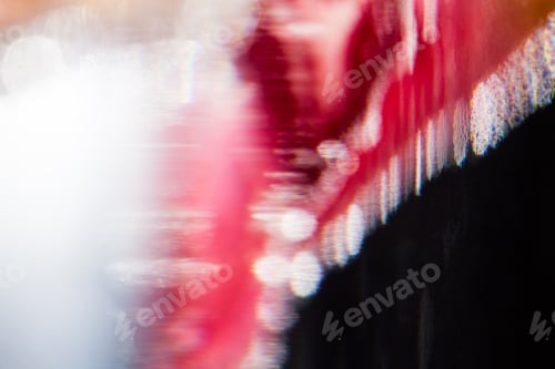 Preview: Abstract Underwater Composition With Blurry Orchid Petals, Bubbles And Light