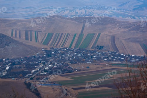 Preview: Rural Landscape With Gargar Village, Armenia