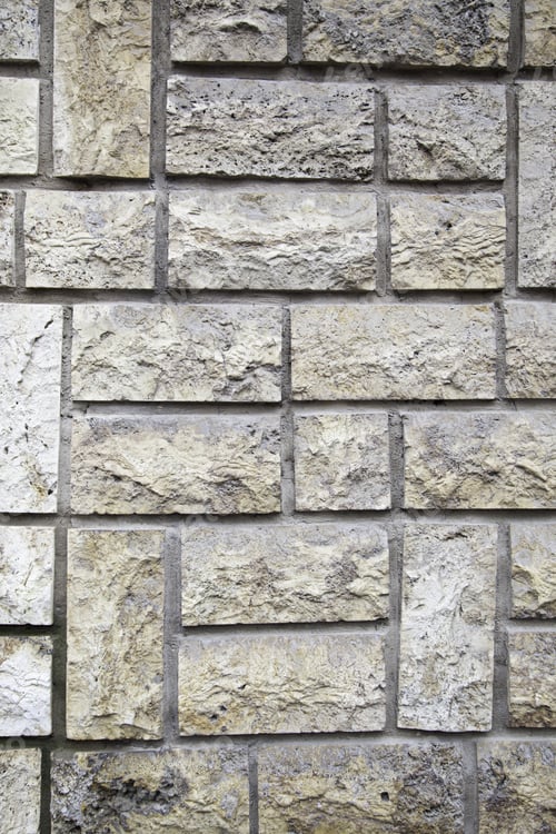 Preview: Synthetic Stone Wall, Detail Of A Modern Facade In The City
