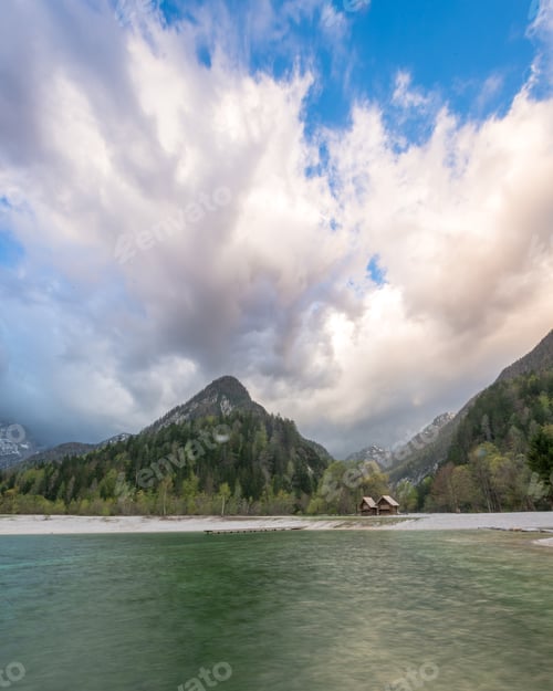 Preview: Jasna Lake On A Very Windy And Cloudy Morning