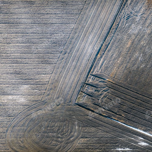 Preview: Aerial View Over The Rural Fields In Late Autumn