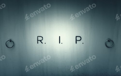 Preview: Registration Of Rip In A Tomb, Detail Of An Acronym In Latin