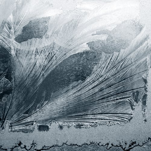 Preview: Ice Flowers On Glass - Texture And Background