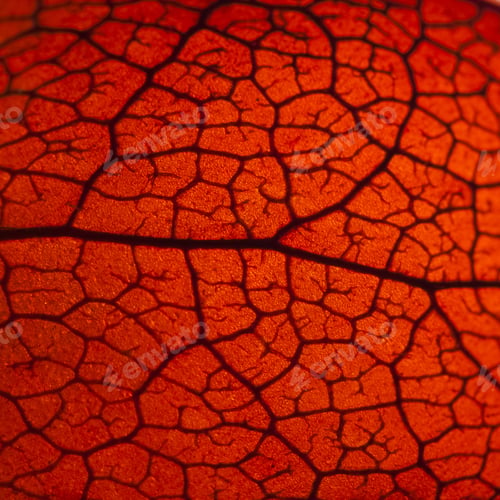 Preview: Macro Shot Of Physalis Alkekengi - Dried Fruit Abstract And Beautiful Filigree Texture With Red