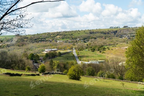 Preview: Landscape Scene In Derbyshire Uk