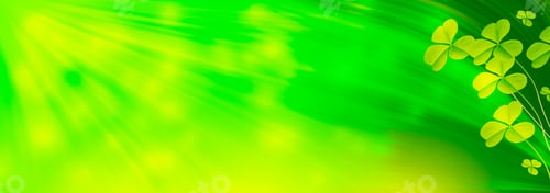 Preview: Green Clover Leaves. St.Patrick 'S Day. Spring Natural Background. Lucky Irish Four Leaf