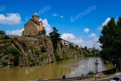Preview: Metekhi Temple Above Mtkvari (Kura) River, Tbilisi, Georgia