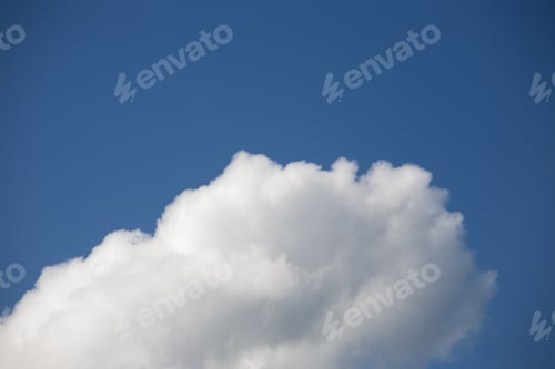 Preview: White And Grey Fluffy Clouds And Blue Sky