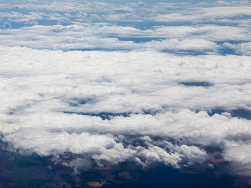 Preview: Beautiful, Dramatic Clouds And Sky Viewed From The Plane. High Resolution And Quality