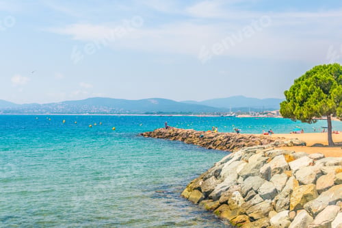 Preview: Seaside Promenade At Saint Raphael In France