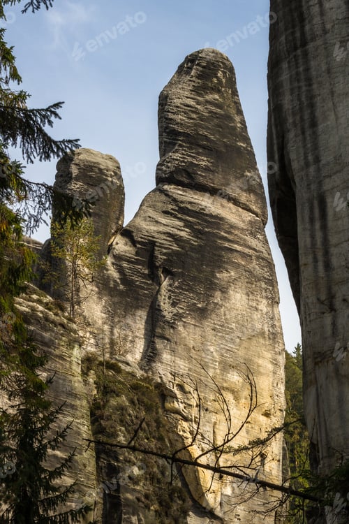 Preview: National Park Of Adrspach,Teplice Rocks. Rock Town. Czech Republic