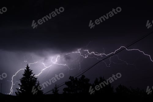 Preview: A Lightning Flash During A Thunderstorm