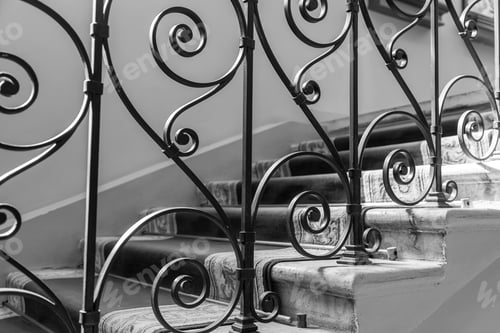 Preview: The Front Staircase With A Beautiful Handrail Carpeted
