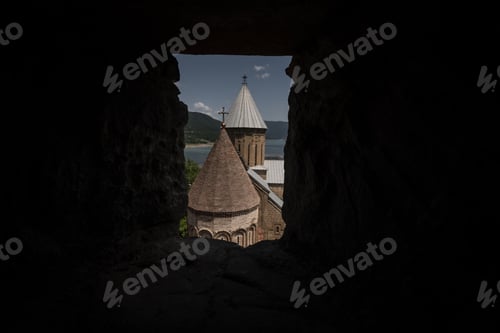 Preview: Ananuri Complex Under A Sunny Day. Georgia, The Military-Georgian Road