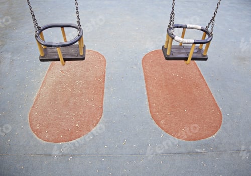 Preview: Children Play In The Street, Detail Of A Playground, Amusement