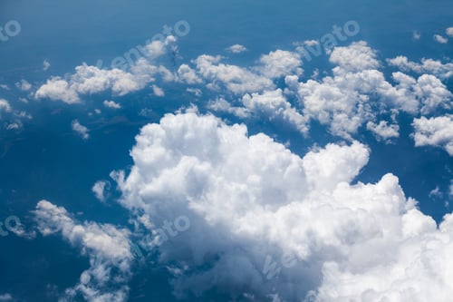 Preview: Beautiful, Dramatic Clouds And Sky Viewed From The Plane. High Resolution And Quality