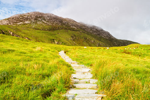 Preview: Connemara National Park In Ireland, County Galway Is A Popular Tourist Destination And Perfect