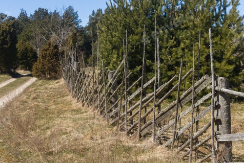 Preview: Wooden Fence Near The Sea