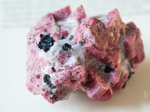 Preview: Beautiful Crystals, Minerals And Stones - Colors And Textures. Image Has Grain Texture Visible On