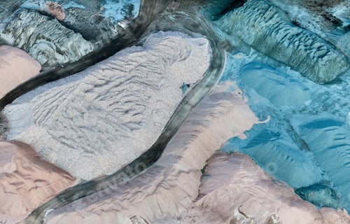 Preview: Aerial View Over The Storage Place For Construction Materials