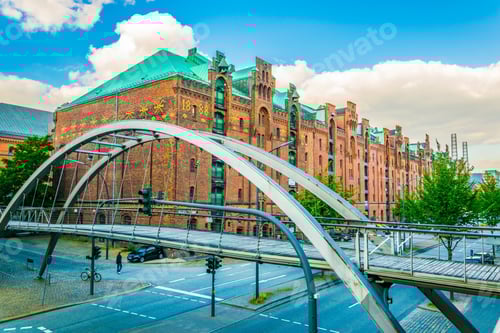 Preview: Speicherstadt Warehouse District In Hamburg, Germany.