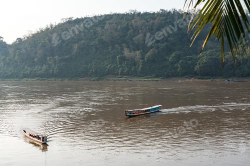 Preview: View Over River Mekong Near Luang Prabang, Laos