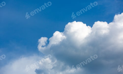 Preview: Nice View On Clouds In Blue Sky