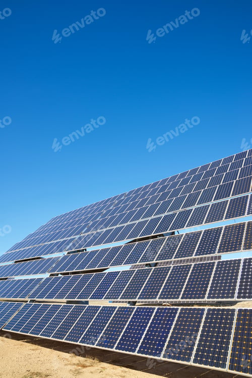 Preview: Huge Solar Panels For Electric Production In Zaragoza Province, Aragon, Spain.