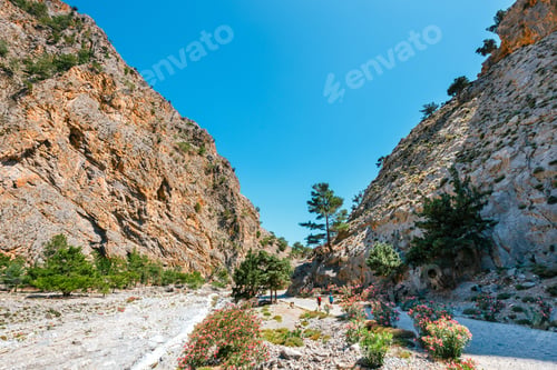 Preview: Hiking Trail In Samaria Gorge In Central Crete, Greece