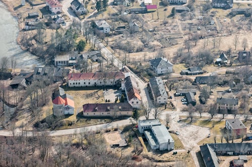 Preview: Aerial View Over The Small Village