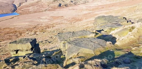 Preview: Buckstone Edge, Marsden Moor, Kirklees, West Yorkshire, Uk