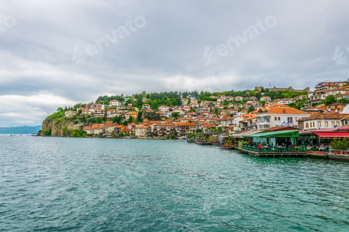 Preview: Historical Part Of Unesco Listed Town Ohrid Is Located Next To The Ohrid Lake And Spread All Over