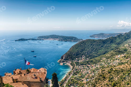 Preview: The Medieval Architecture Of Eze, Iconic Village Near The City Of Nice, Cote D'Azur, France. It Is