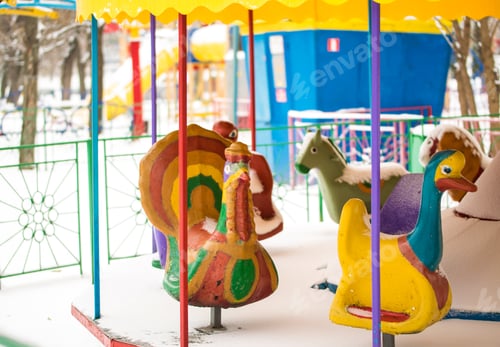 Preview: Winter Park With Old Children'S Attractions