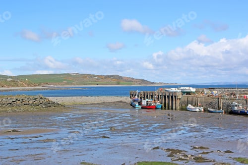 Preview: Boats In Drummore Harbour, Scotland