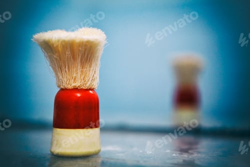 Preview: Vintage Brush For Barber And Mirror