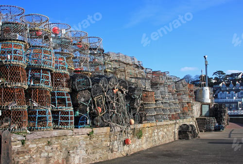Preview: Lobster Pots In Brixham Harbour